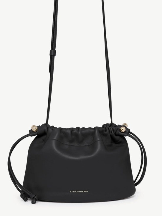 Strathberry Handbags - Strathberry Charlotte Drawstring BLACK